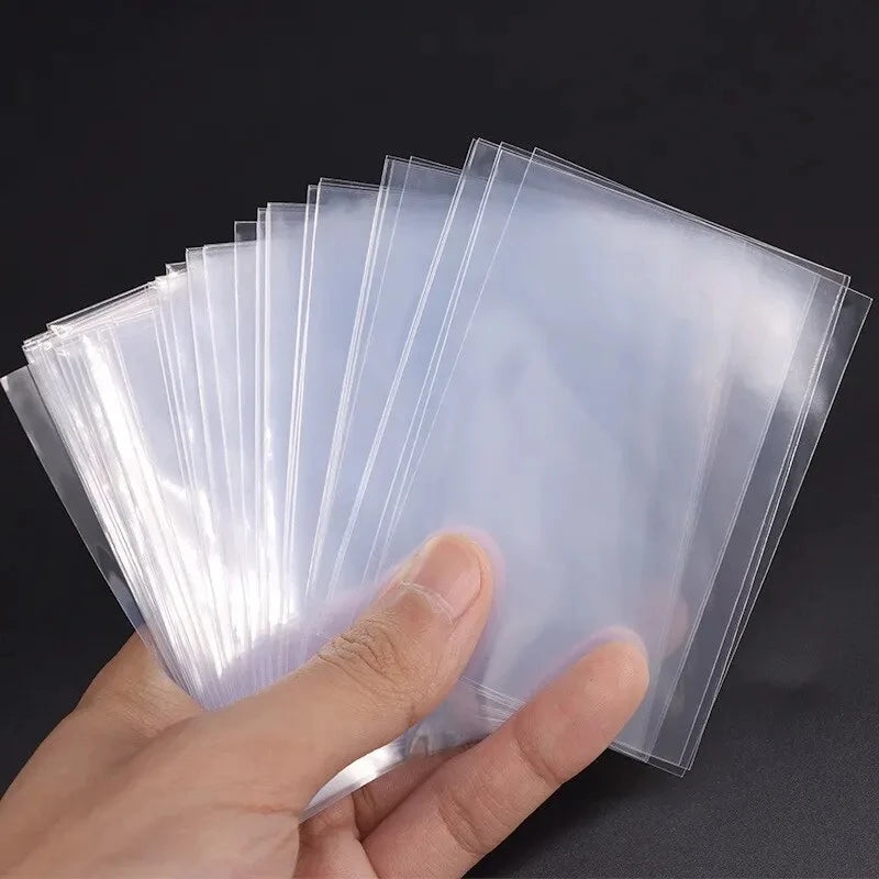 Lot de 50/100 Protège-cartes transparents pour cartes Pokémon et jeux